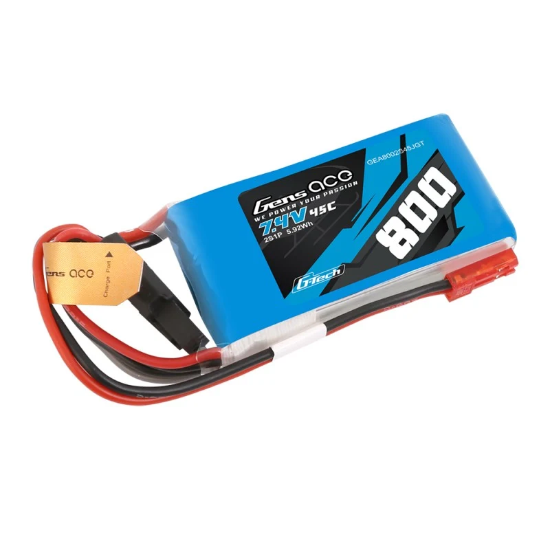Gens Ace G-Tech 2S 800mAh 7,4V 45C JST