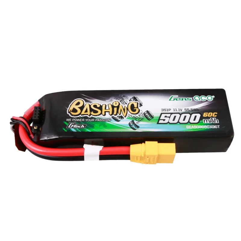 Gens Ace G-Tech 3S 5000mAh 11,1V 60C XT90 Plug Bashing-Serie