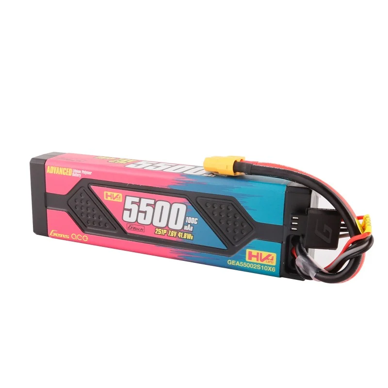 Gens Ace Advanced 5500mAh 7,6V 100C 2S1P HardCase Lipo Akku XT60