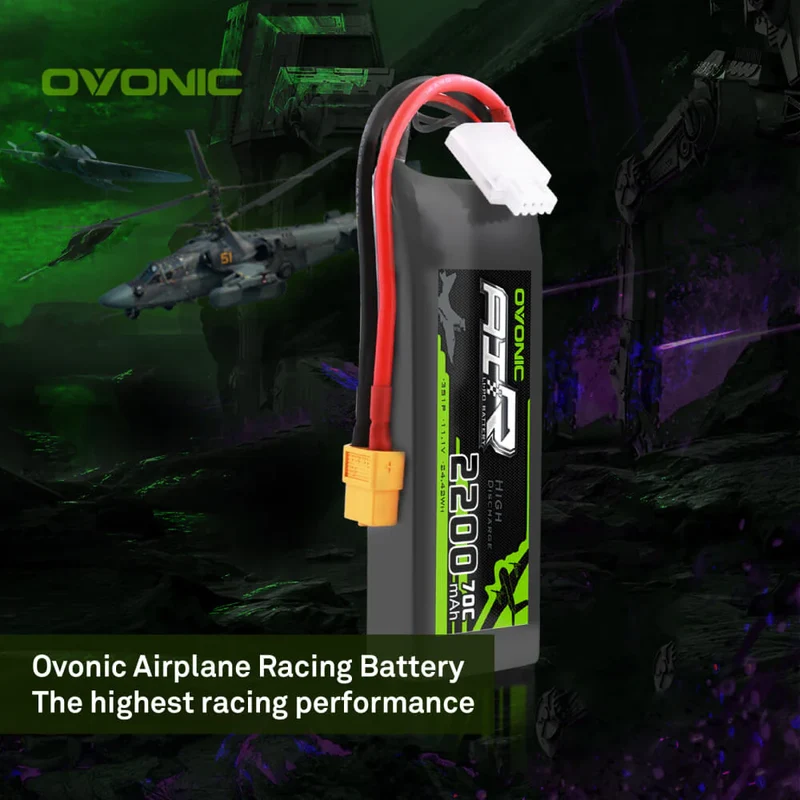 Ovonic 3S 2200mAh 70C 11,1V XT60 LiPo Akku