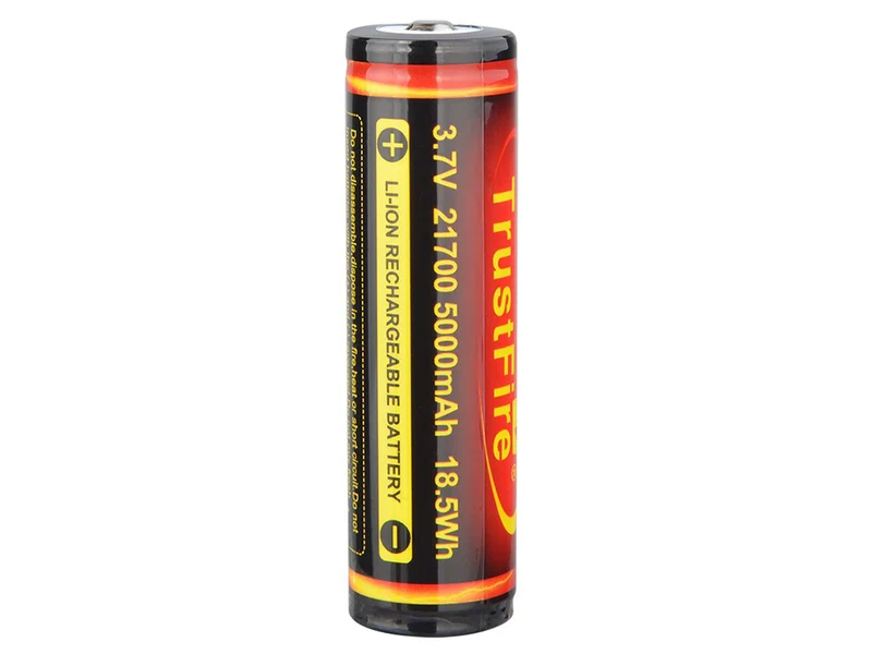 Trustfire 21700 5000mAh 3,6V - 3,7V PCB geschützter Li-Ionen-Akku