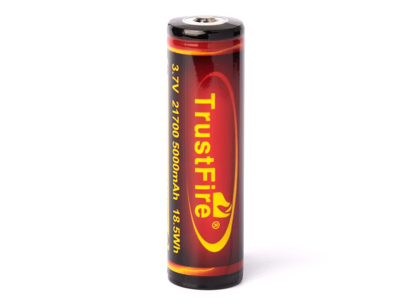 Trustfire 21700 5000mAh 3,6V - 3,7V PCB geschützter Li-Ionen-Akku