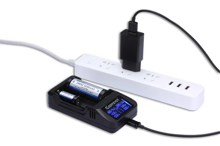 KeepPower L2 LCD-Ladegerät für Lithium-Ionen-Akkus