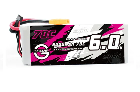 CNHL G+Plus 6S 6000mAh 22,2V 70C XT90 Lipo Akku