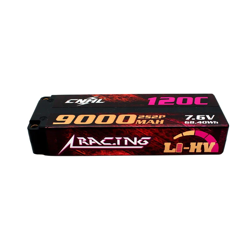 CNHL Racing Series 2S 9000mAh 7,6V 120C LiHV Hardcase EC5 Lipo Akku