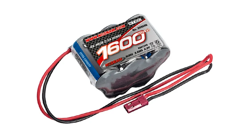 NOSRAM XTEC RX-pack Hump 2/3A NiMH BEC 6.0V 1600mAh