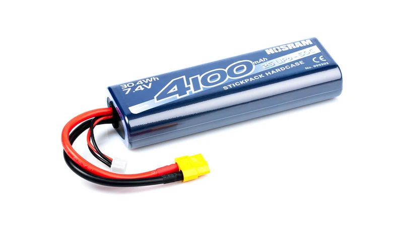 NOSRAM 2S 4100mAh 7.4V 50C Hardcase LiPo