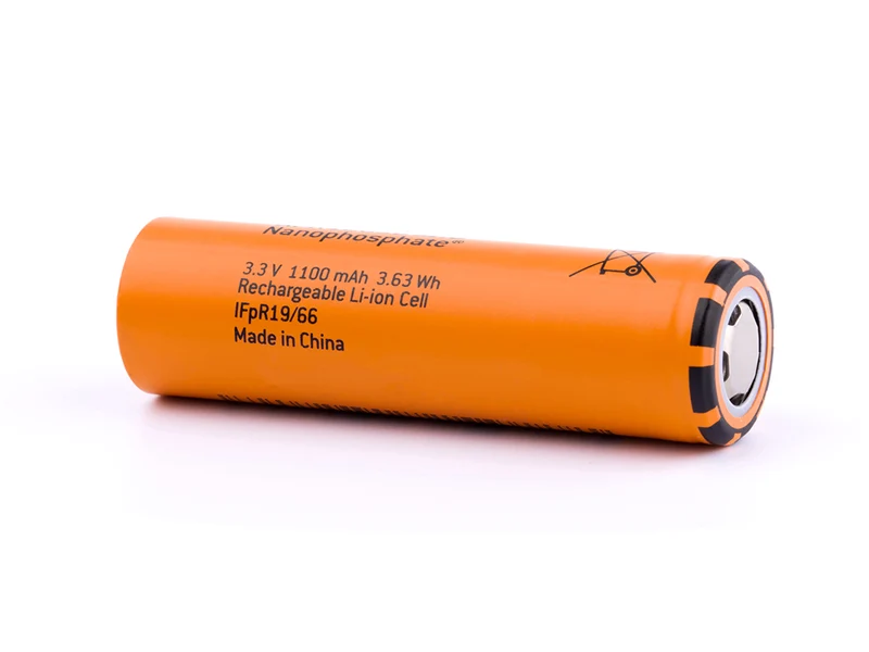 Lithium Werks APR18650M1B 1100mAh 3,2V - 3,3V LiFePo4 Akku