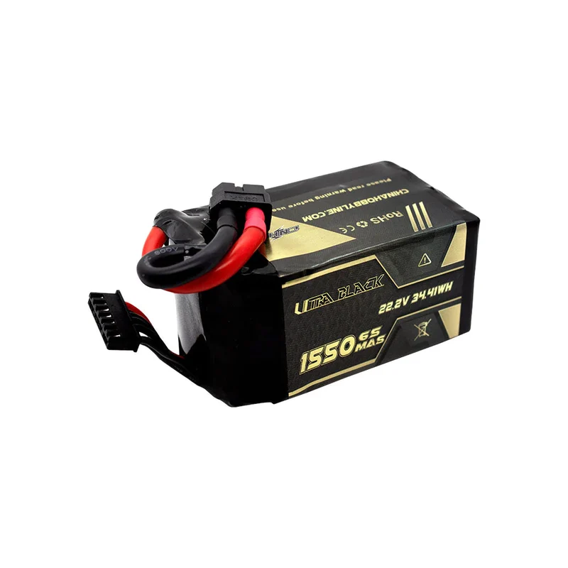 CNHL Ultra Black 6S 1550mAh 22,2V 150C Lipo-Akku XT60-Stecker
