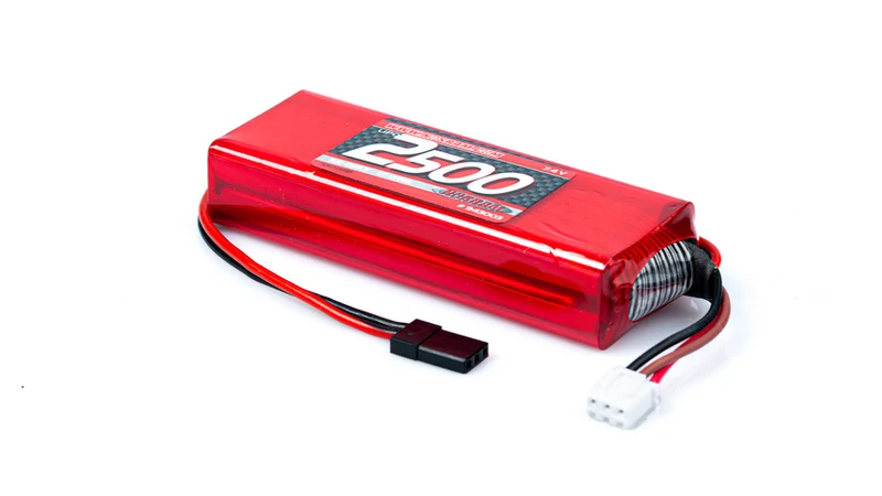 NOSRAM 2S 2500mAh RX-Pack Straight 7.4V / TX Futaba T7/T10PX LiPo