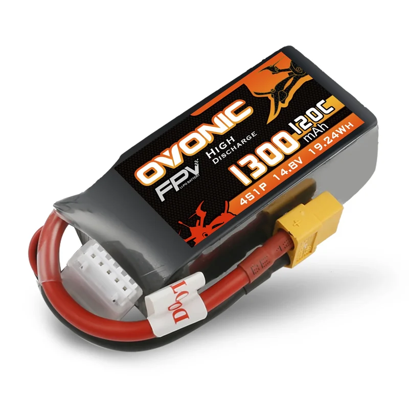 Ovonic 4S 1300mAh 120C 14,8V XT60 LiPo Akkupack (2 St.)