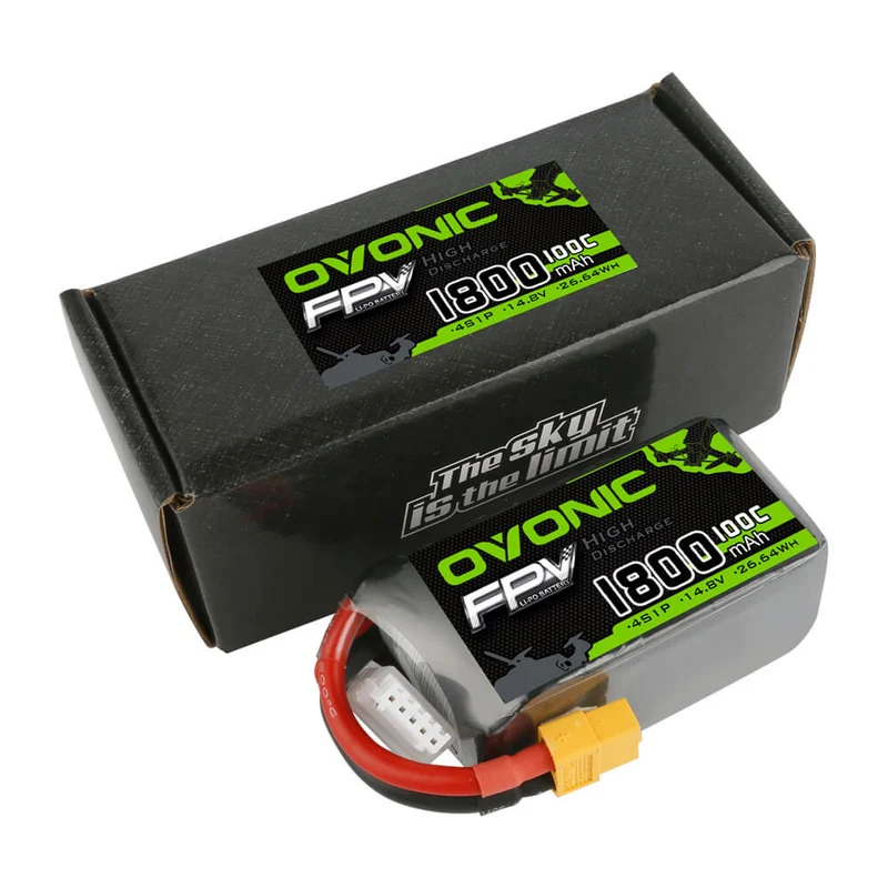 Ovonic 4S 1800mAh 100C 14,8V XT60 Lipo Akkupack