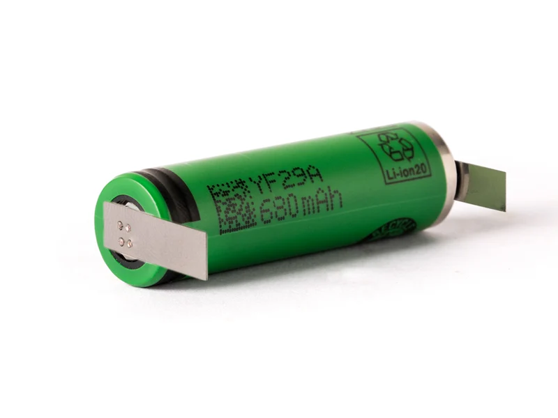 Sony US14500VR2B 715mAh 3,6V - 3,7V Li-Ion mit Lötfahnen U
