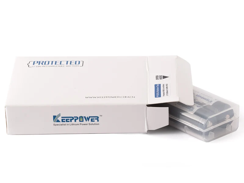 Keeppower 18650 - 2600mAh, 3,6V - 3,7V Li-Ion-Akku PCB geschützt P1826C