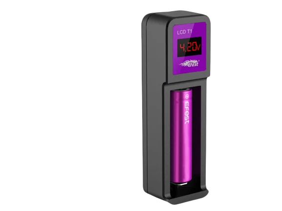 Efest LUC T1 Tester: Li-Ion-Akkutester mit LCD-Display