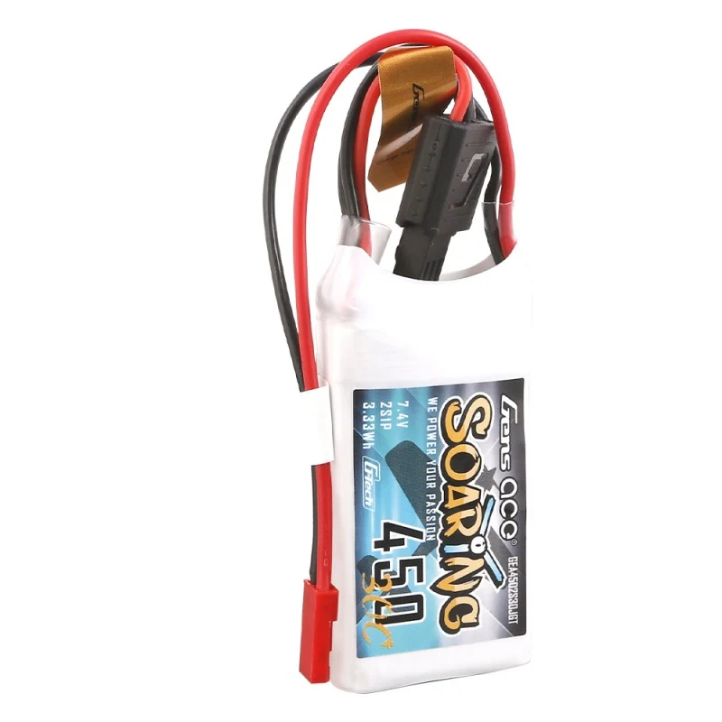 Gens Ace G-Tech Soaring 2S 450mAh 7,4V 30C 2S1P Lipo-Akkupack JST-SYP