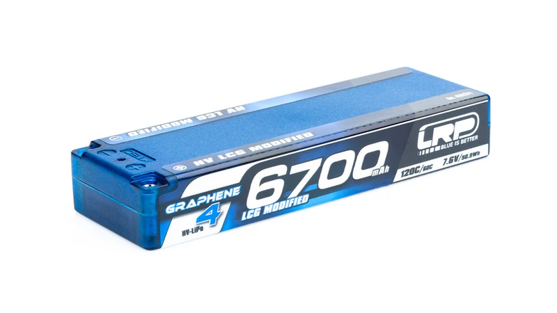 LRP HV LCG Modified GRAPHENE-4 2S 6700mAh Hardcase 7.6V 120C/60C