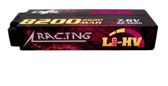 CNHL Racing Series LiHV 2S 8200mAh 7,6V 120C HV Hardcase EC5