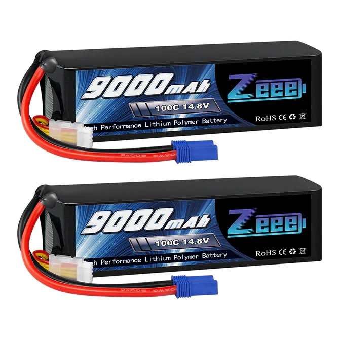 Zeee 4S 9000mAh 14,8V 100C EC5 Softcase (2 Stück)