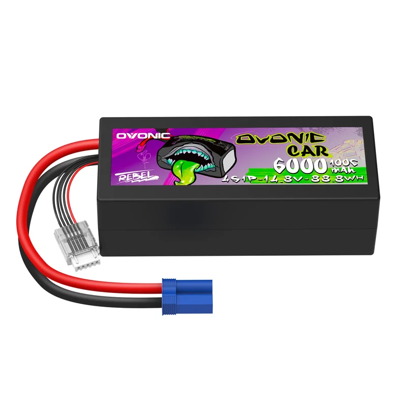 Ovonic Rebel 4S 6000mAh 100C 14,8V Hardcase Lipo EC5