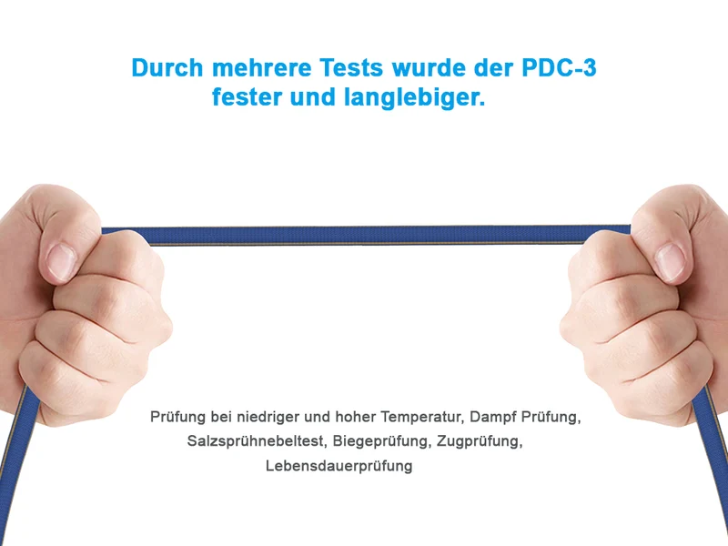 USB-PDC-3 Multifunktionales USB-Daten und Lade Kabel 1,2m bis 3A max 65W
