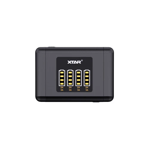 Xtar SN4 Ladegerät für Kamera Akkus + NP-F550-F970 SONY Ladeschale