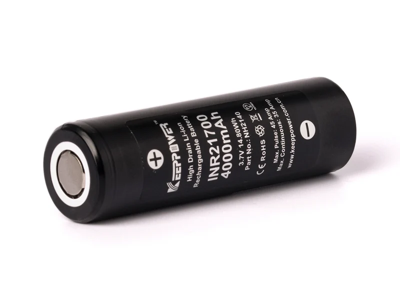 Keeppower INR21700 - 4000mAh, 35A (45A) 3,6V - 3,7V Li-ion Akku High Drain