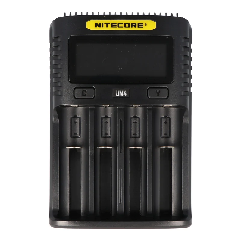 Nitecore UM4 USB-Ladegerät QC 2.0 für Li-Ion Akkus
