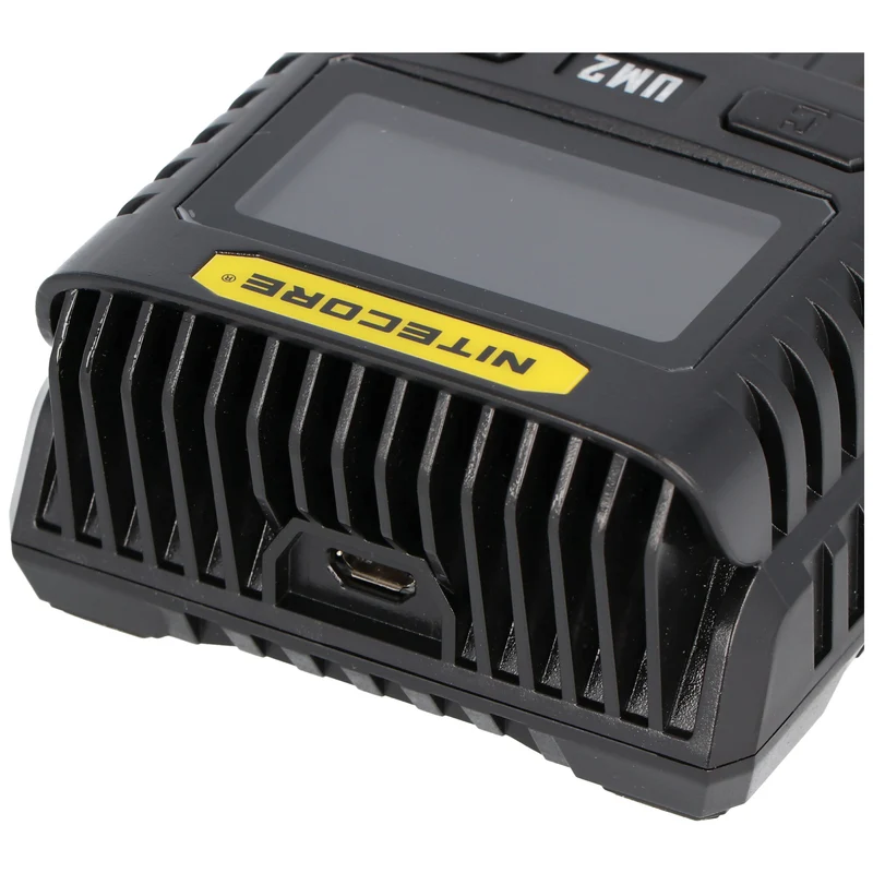 Nitecore UM2 USB-Ladegerät QC 2.0 Li-Ion Akkus, bis zu 78mm Akkus