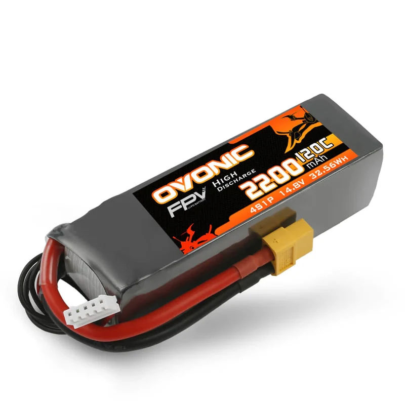 Ovonic FPV 4S 2200mAh 14,8V 120C XT60 LiPo Akku