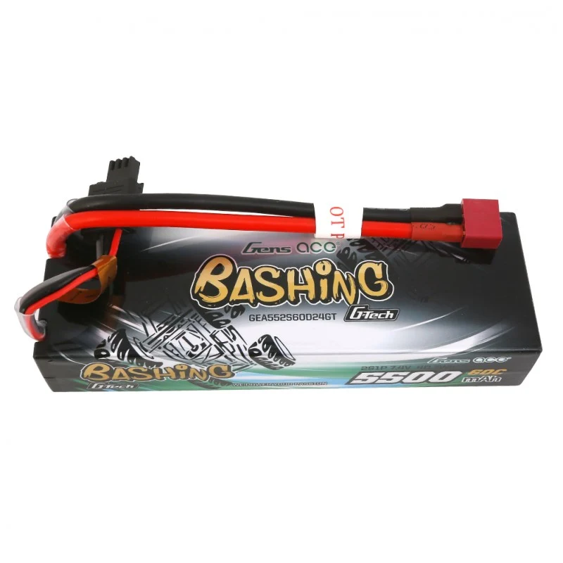 Gens Ace G-Tech 2S 5500mAh 7.4V 2S1P 60C Hardcase T-Stecker
