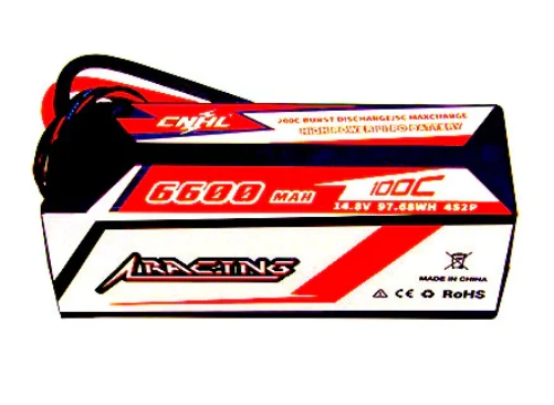 CNHL Racing Series 6600mAh 14,8V 4S 100C Hartschalen-Lipo-Akku mit T/Dean-Stecker