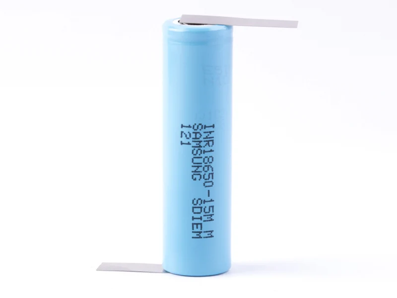 Samsung INR 18650 15M 1500mAh 3,7V Powertoolzelle + Lötfahne Z