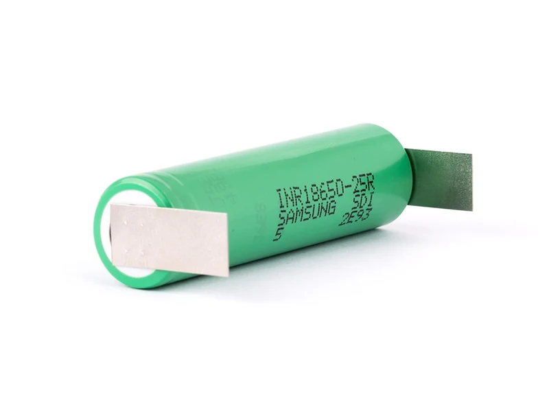 Samsung INR18650-25R 2500mAh 3,6V - 3,7V ungeschützt + Lötfahne U