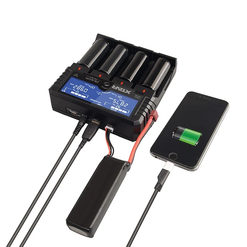 Xtar VP4 Plus "Dragon" - Ladegerät für Li-Ion, Ni-MH und 3s Akkupacks