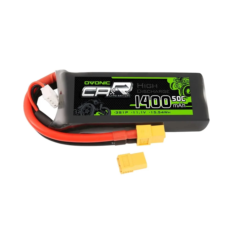 Ovonic Car 3S 1400mAh 11,1V 50C XT60 & TRX Lipo Akku