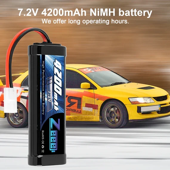 Zeee 7,2 V 4200mAh NiMH-Akku Tamiya (2 Stück)