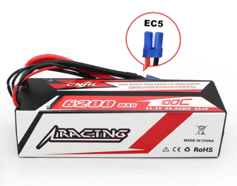 CNHL Racing Series 6200mAh 11,1V 3S 100C Hartschalen-Lipo-Akku mit EC5-Stecker