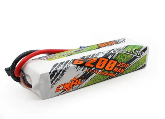 CNHL Racing Series 3S 6200mAh 11,1V 90C EC5 Lipo Akku
