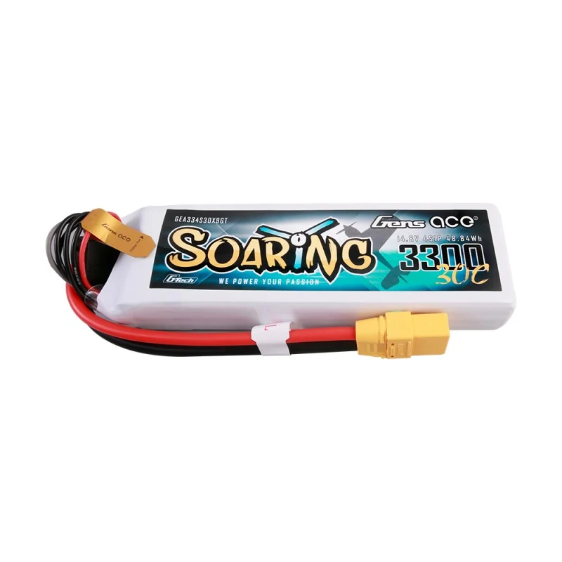Gens Ace G-Tech Soaring 4S 3300mAh 14,8V 30C 4S1P Lipo XT90