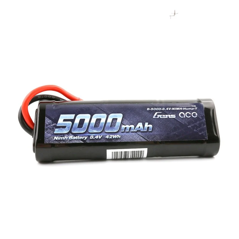 Gens Ace Traxxas 8,4V 5000mAh 7-Zellen-NiMH-Hump-Akku mit T-Stecker