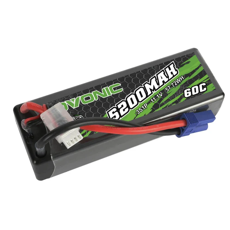 Ovonic Rebel 3S 5200mAh 60C 11,1V Lipo Akku EC5 Hardcase (2 Stück)