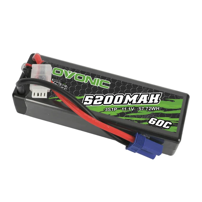 Ovonic Rebel 3S 5200mAh 60C 11,1V Lipo Akku EC5 Hardcase (2 Stück)