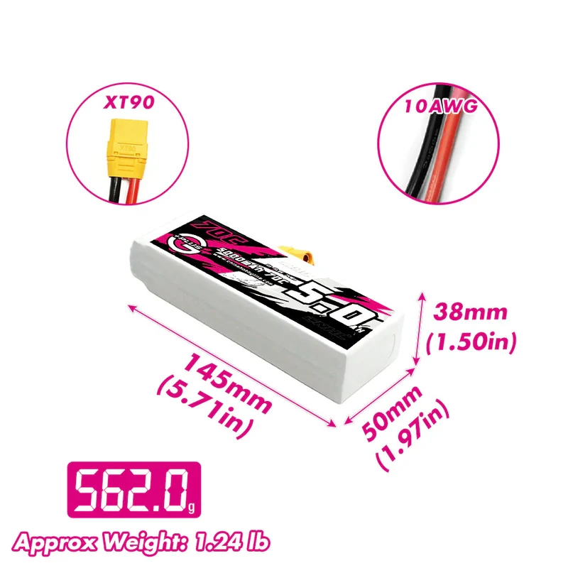 CNHL G+Plus 4S 5000mAh 14,8V 70C XT90
