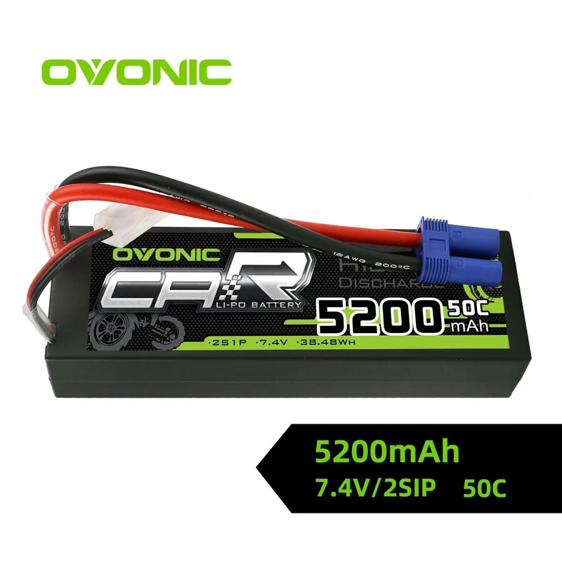 Ovonic 2S 5200mAh 50C 7,4V Hardcase EC5