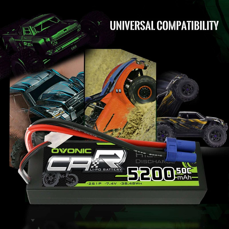 Ovonic 2S 5200mAh 50C 7,4V Hardcase EC5