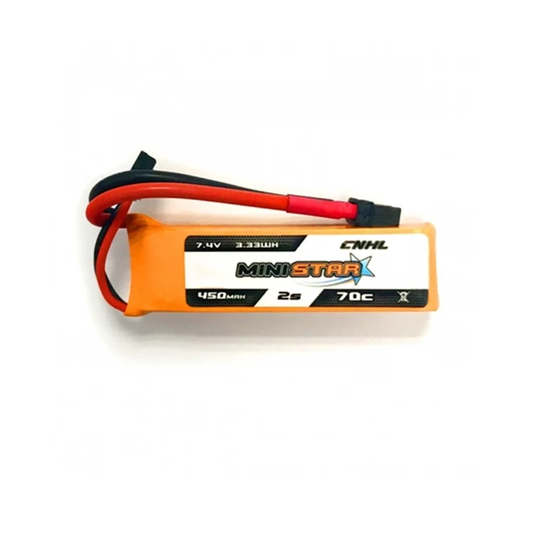 CNHL MiniStar 450mAh 7,4V 2S 70C Lipo Akku mit XT30U