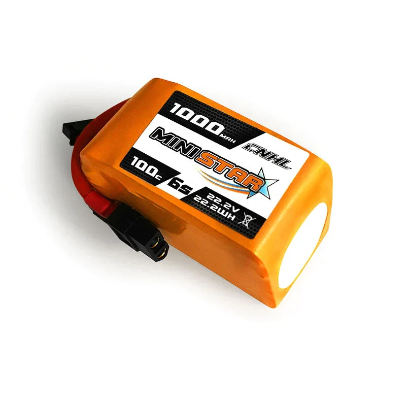CNHL MiniStar 6S 1000mAh 22,2V 6S 100C Lipo-Akku XT60-Stecker