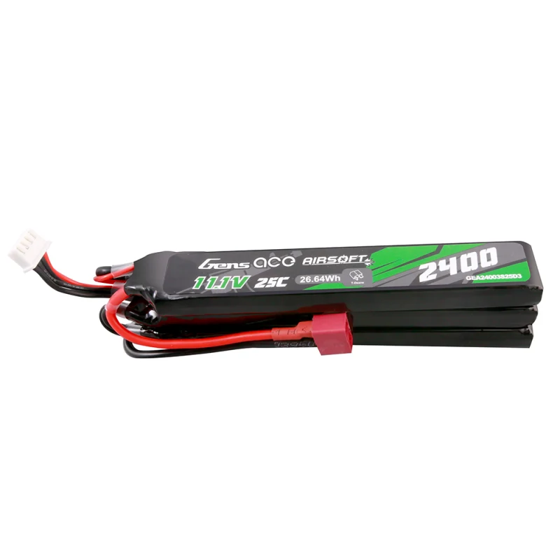 Gens Ace 3S 2400mAh 25C 3S2P 11,1V Airsoft Deans