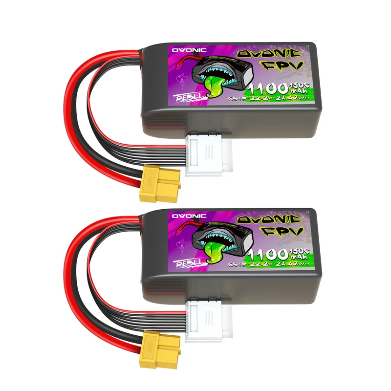 Ovonic Rebel 2.0 6S 1100mAh 130C 22,2V XT60 (2 St.)